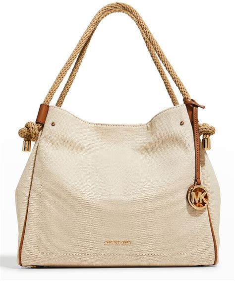 isla grab bag michael kors|MICHAEL Michael Kors Isla Large Canvas Grab Tote Bag.